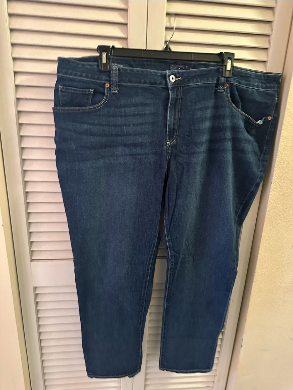 Lucky Brand Women's Skinny Jeans in Dark Blue Denim